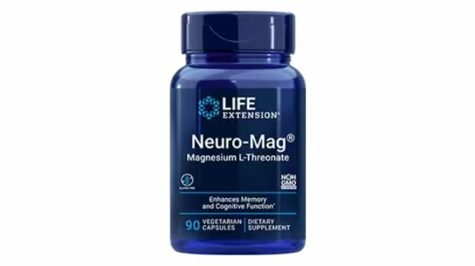 Life Extension Magnesium L-Threonate Neuro-Mag Review